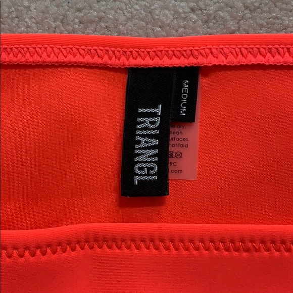 Triangl Bikini Bottoms Neon Orange Sz M - Picture 4 of 4